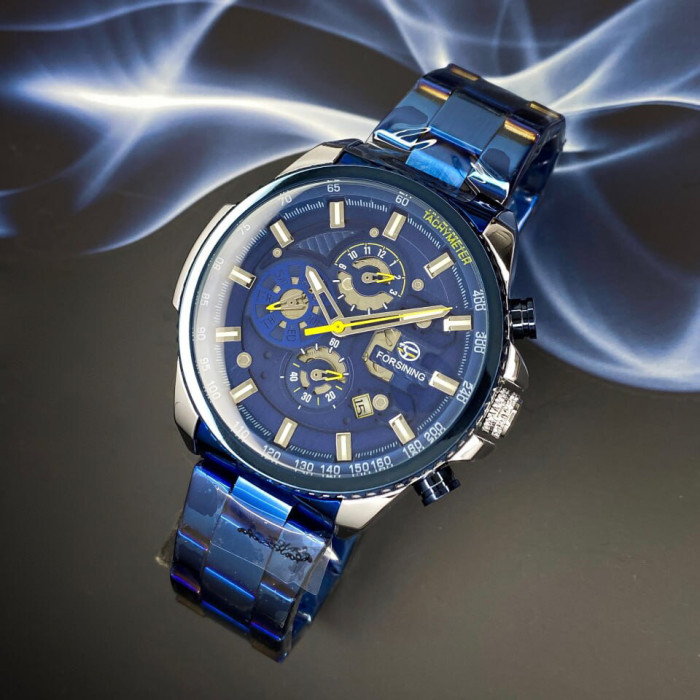 Forsining 6909 Silver-Blue