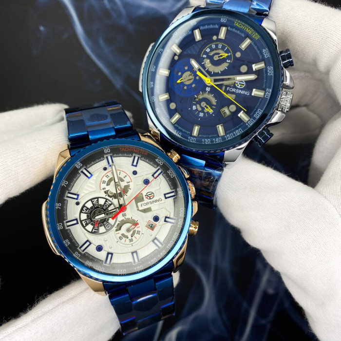 Forsining 6909 Silver-Blue