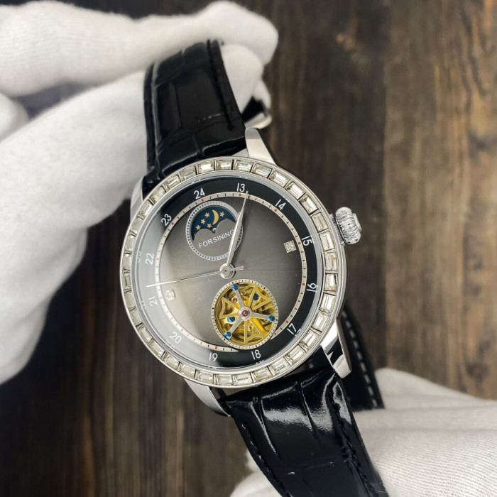 Forsining 8257 Silver-Black