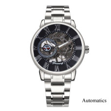 Forsining 8099A Silver-Black Metal