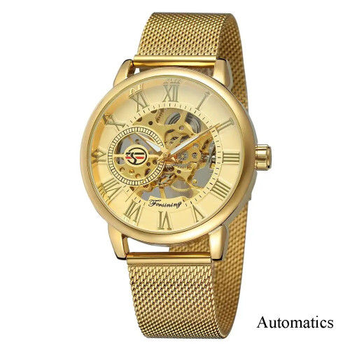 Forsining 8099A Gold Mesh