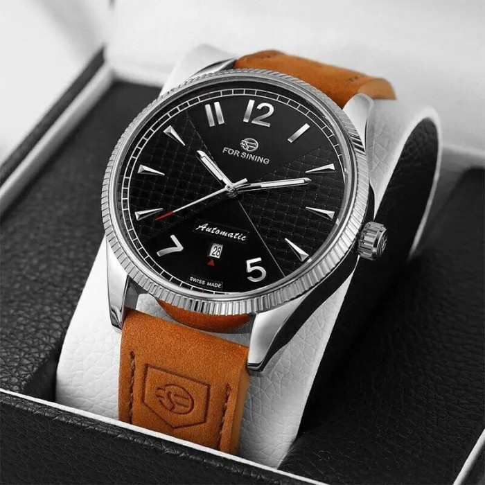 Forsining 8270 Silver-Black