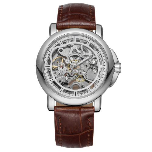 Forsining 8156 Brown-Silver