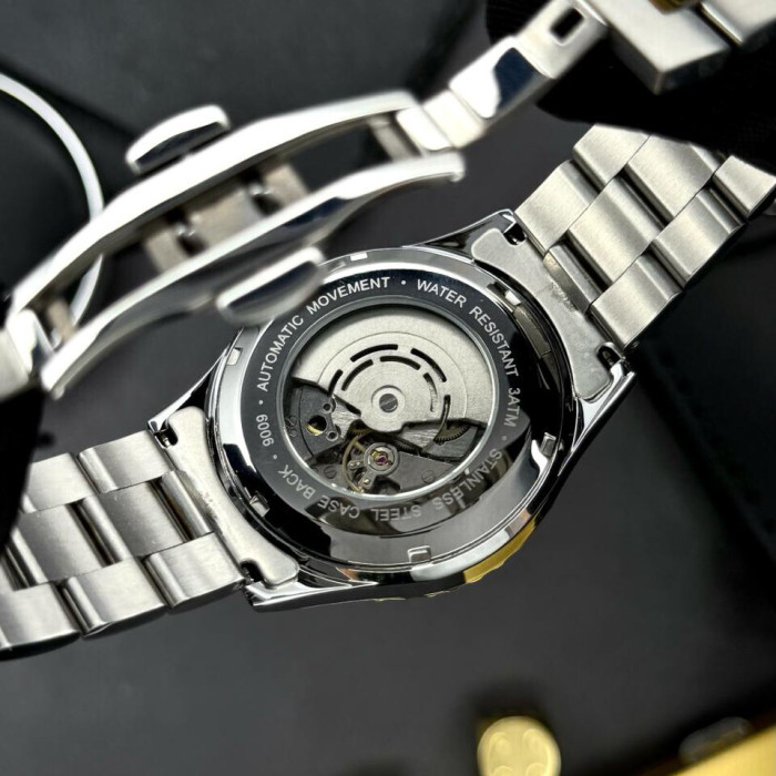 Forsining 6919 Silver-Gold-White Steel
