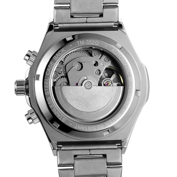 Forsining 6914 Silver-Black Steel