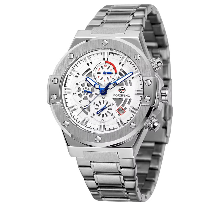 Forsining 6914 Silver-White Steel