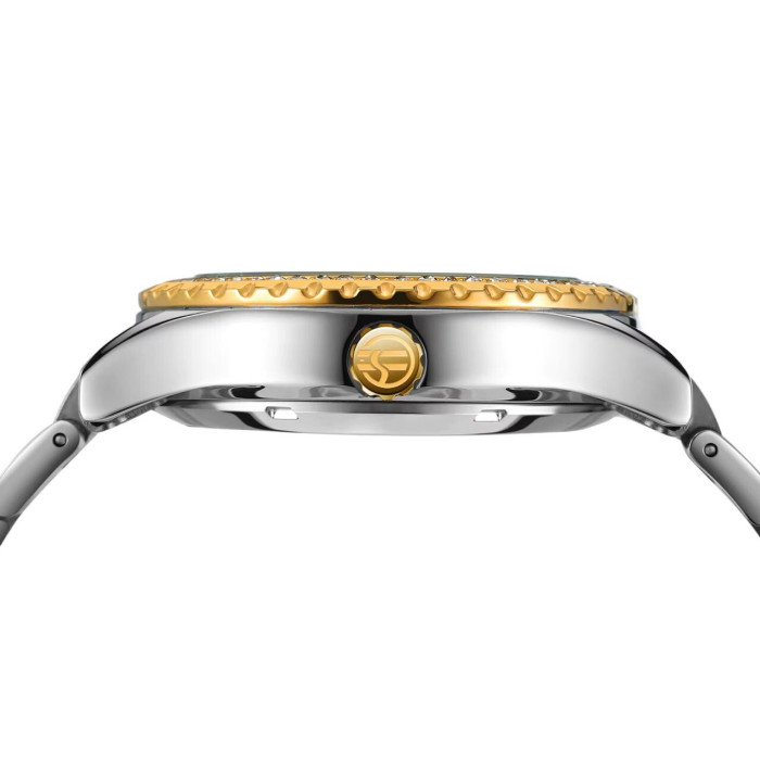 Forsining 6919 Silver-Gold-Blue Steel
