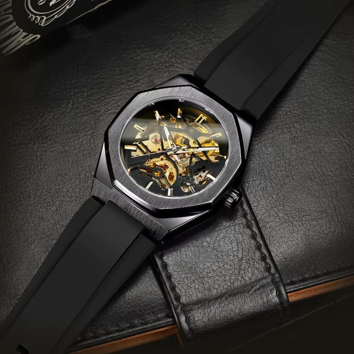 Forsining 8289 Black-Gold-Gold