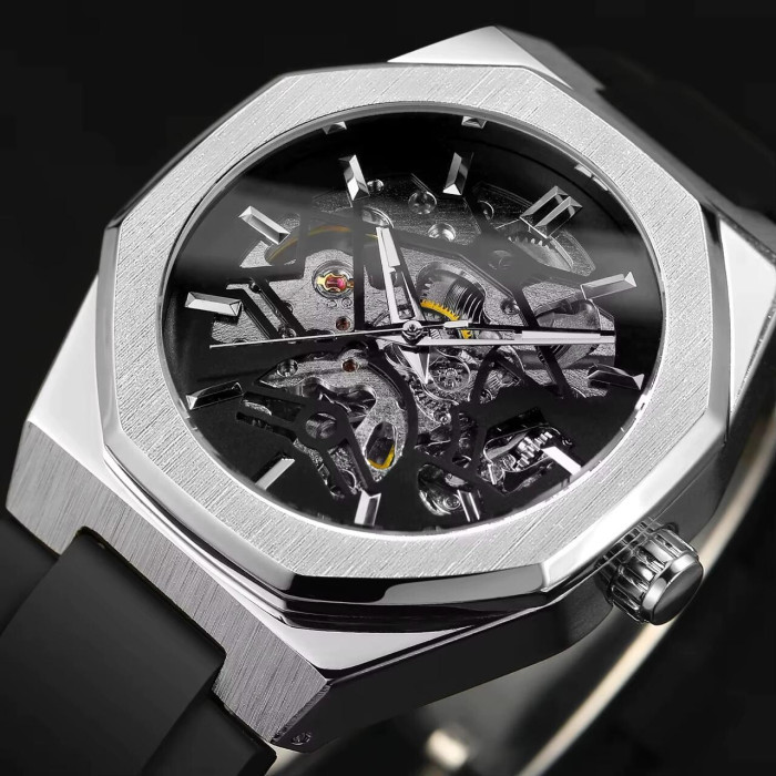 Forsining 8289 Silver-Black