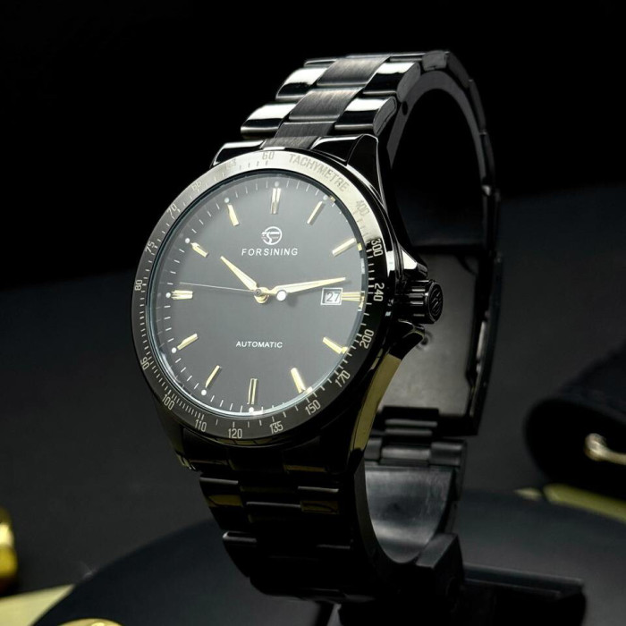 Forsining 8294 Black-Gold Steel