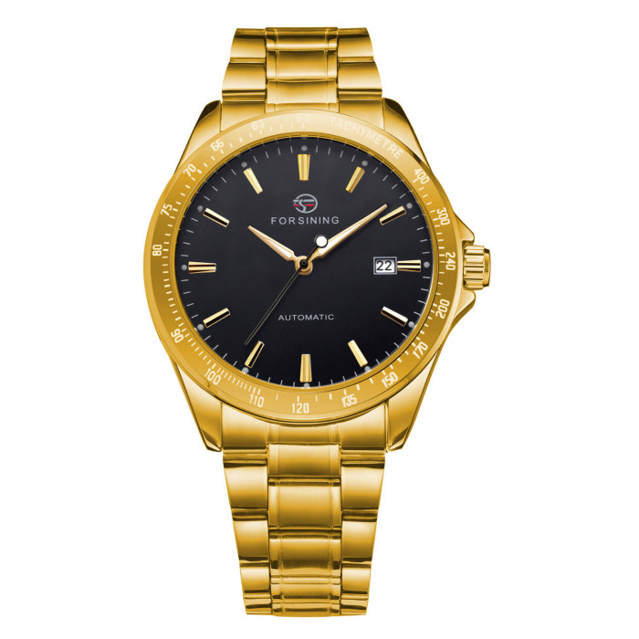 Forsining 8294 Gold-Black Steel