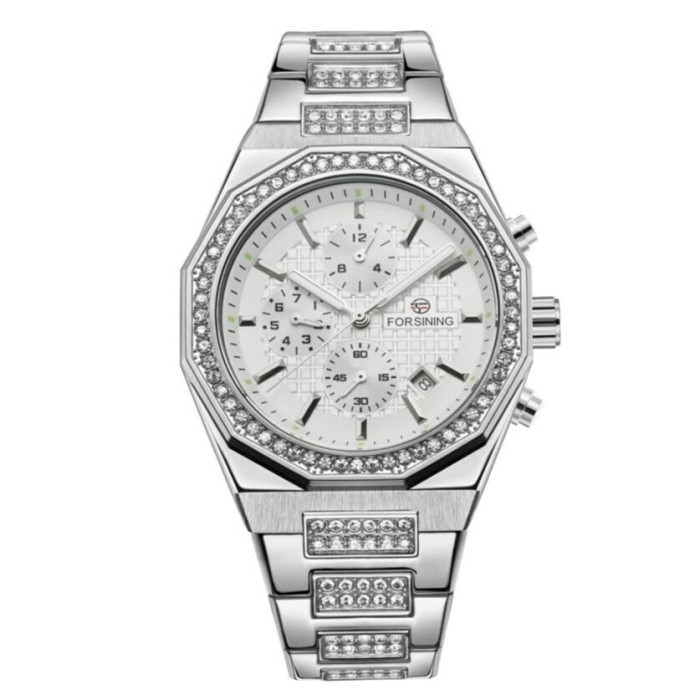 Forsining 8314 Silver-White Steel