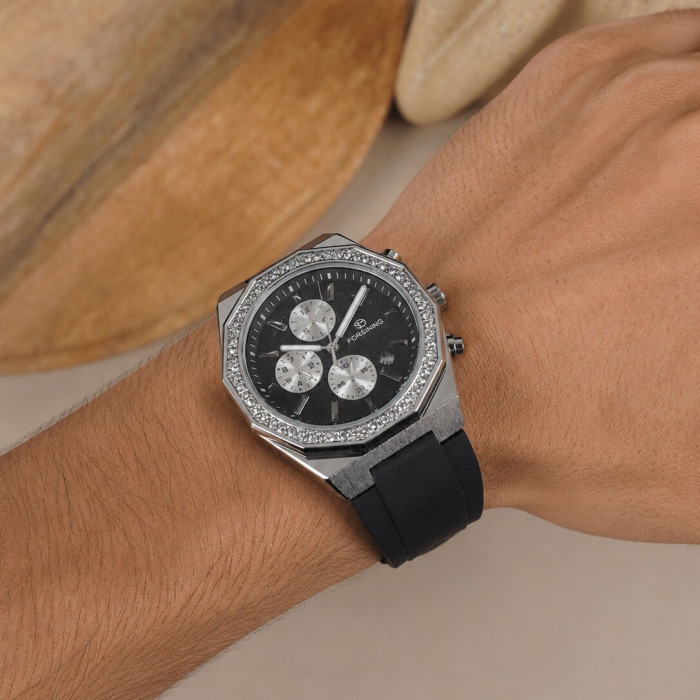 Forsining 8314 Black-Silver