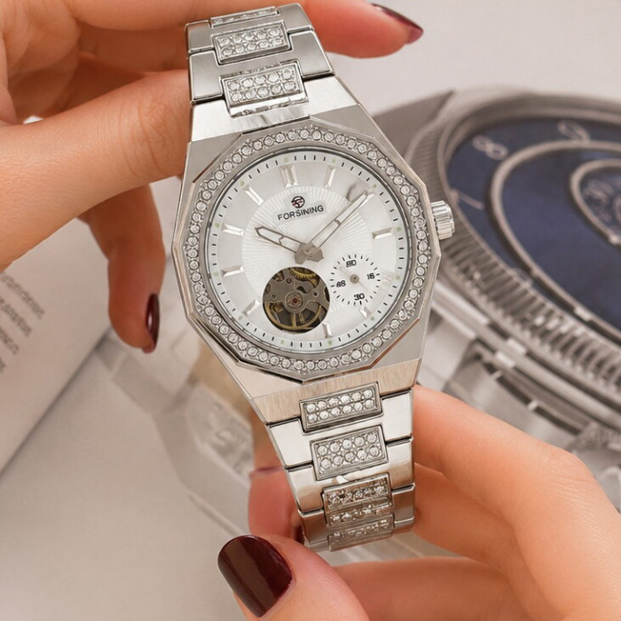 Forsining 831 Silver-White Steel