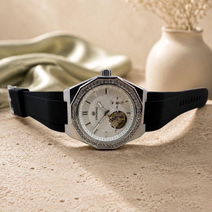 Forsining 831 Black-Silver-White