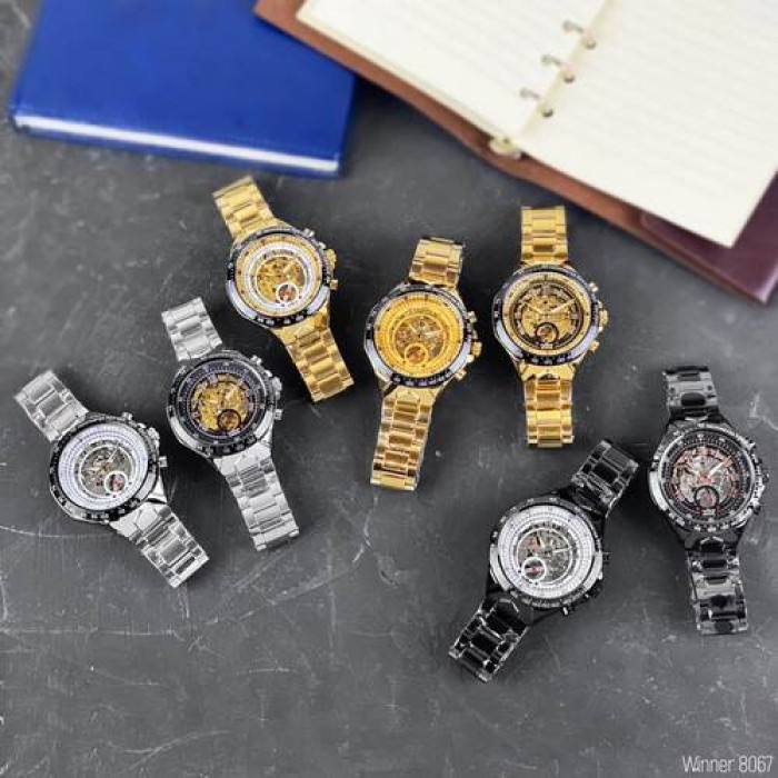 Winner 8067 Black-Silver-Red Cristal
