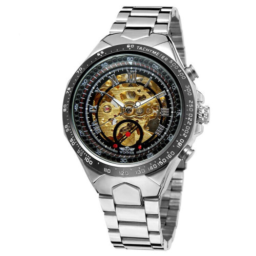 Winner 8067 Silver-Black-Gold Red