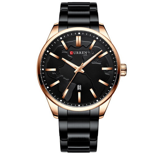 Curren 8366 Black-Gold