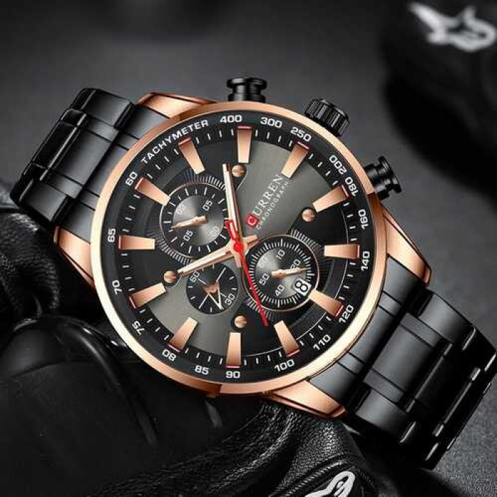 Curren 8351 Black-Cuprum
