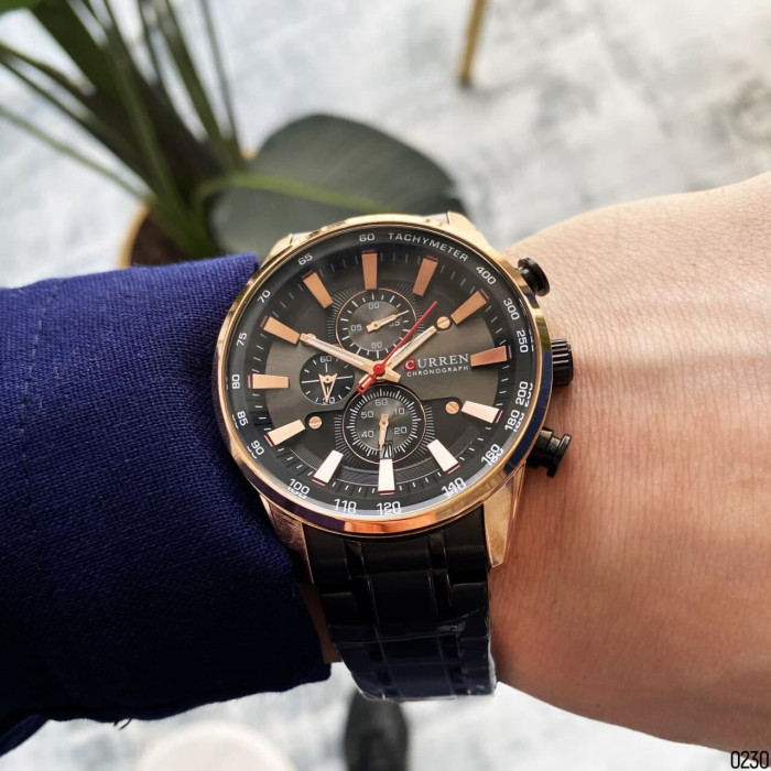 Curren 8351 Black-Cuprum