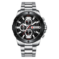 Curren 8336 Silver-Black