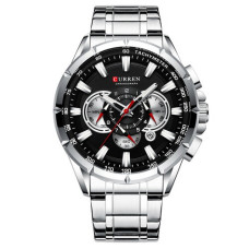 Curren 8363 Silver-Black
