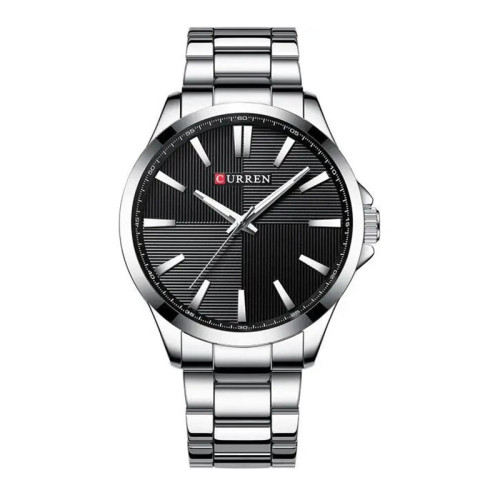 Curren 8407 Silver-Black