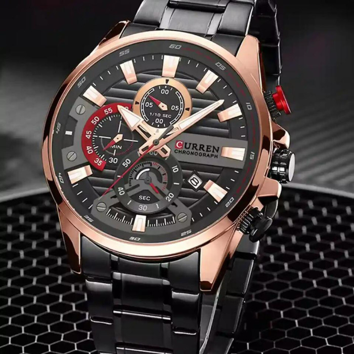 Curren 8415 Black-Gold