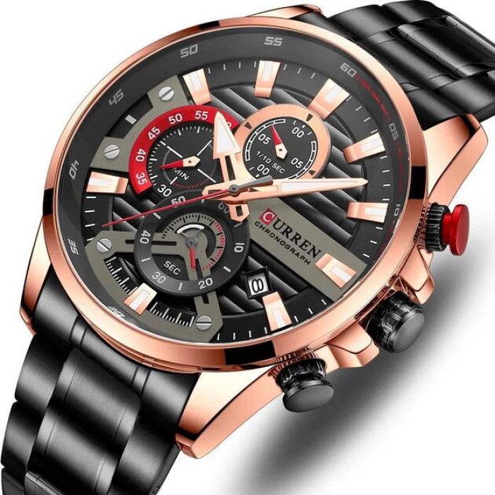 Curren 8415 Black-Gold