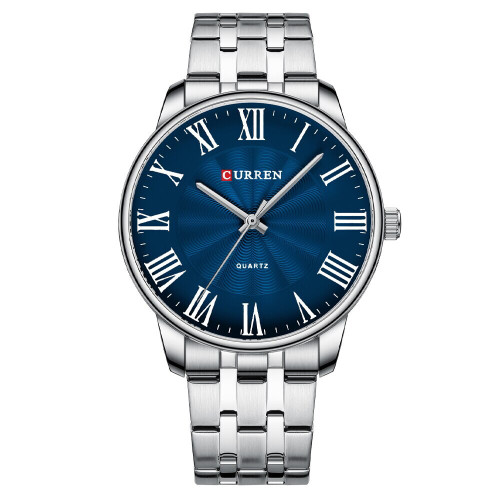 Curren 8422 Silver-Blue