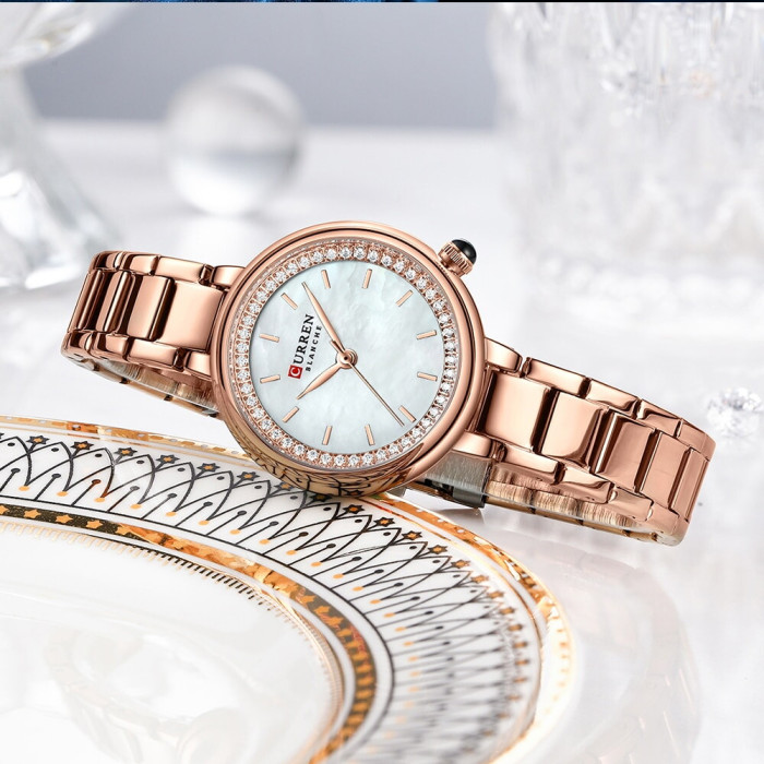 Curren 9089 Gold-White