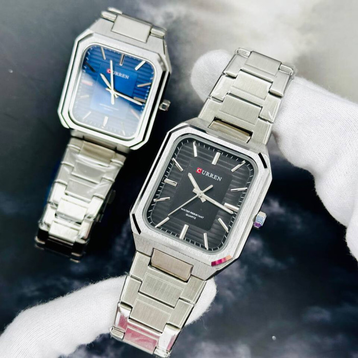 Curren 8457 Silver-Black