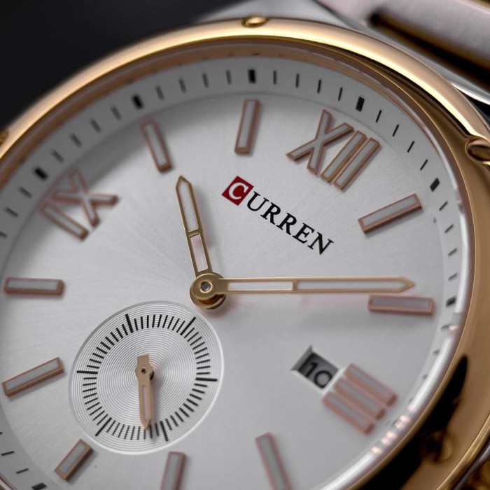 Curren 8471 Silver-Gold-White