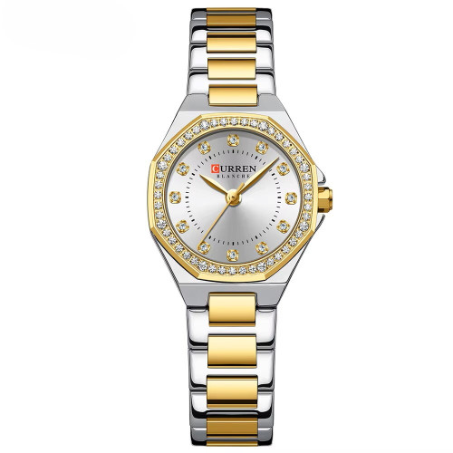 Curren 9100 Silver-Gold-White