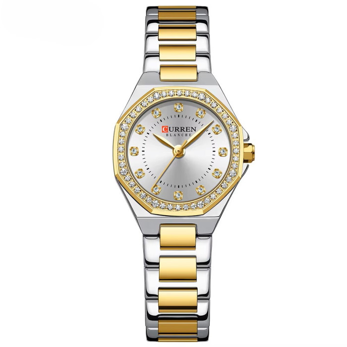 Curren 9100 Silver-Gold-White