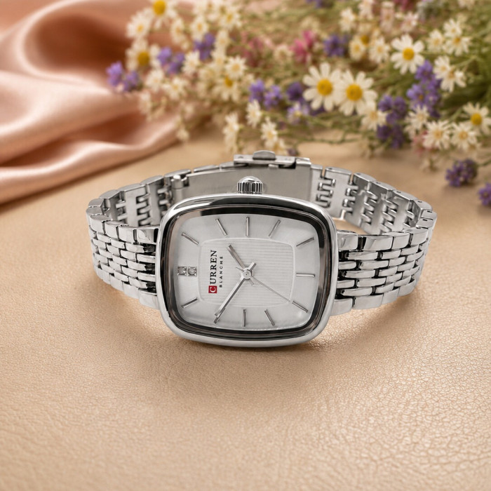 Curren 9093 Silver-White
