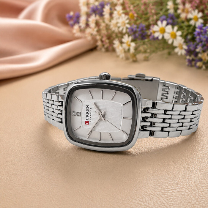 Curren 9093 Silver-White