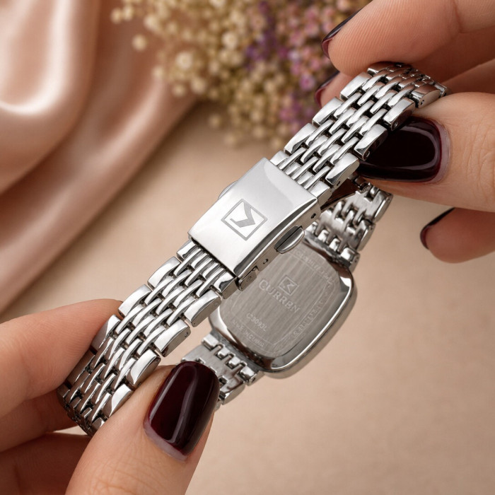 Curren 9093 Silver-White