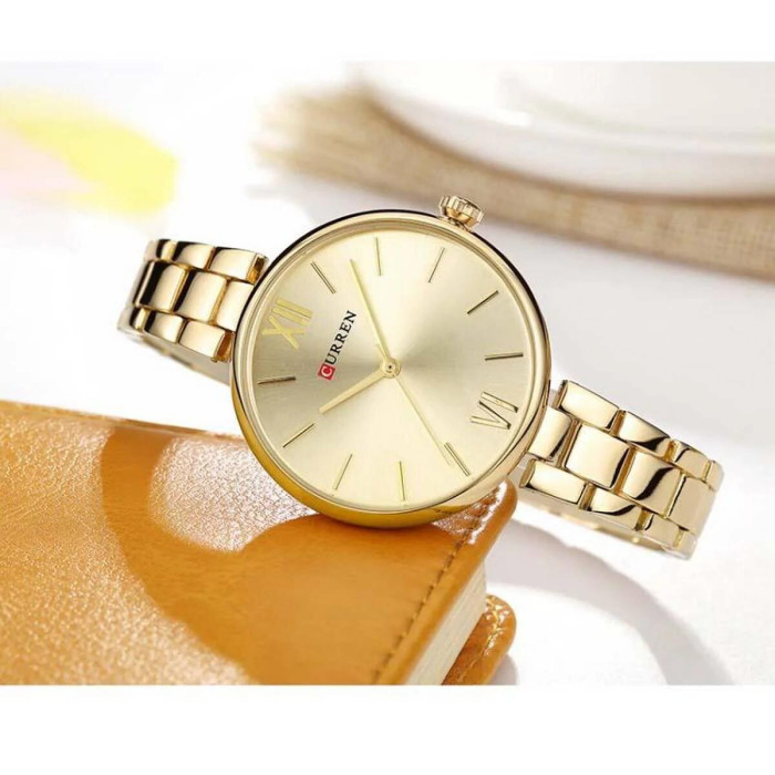 Curren 9017 Gold-Gold