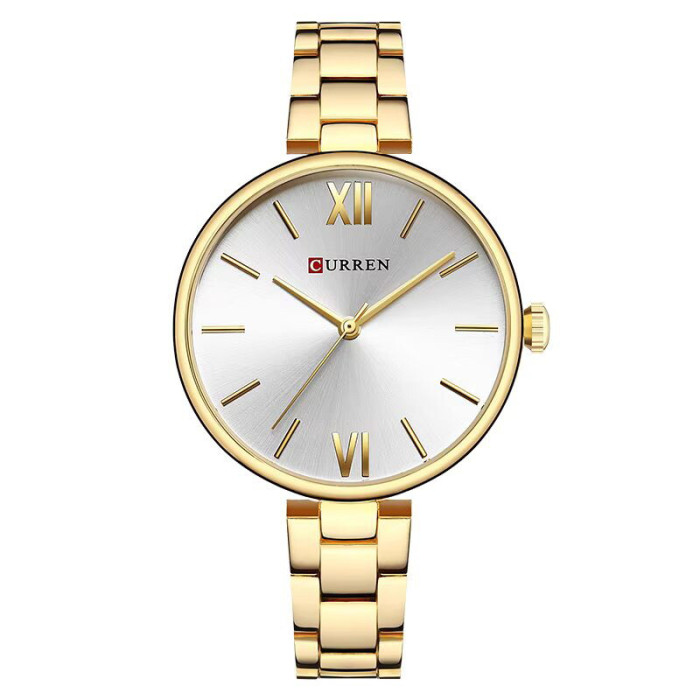 Curren 9017 Gold-White