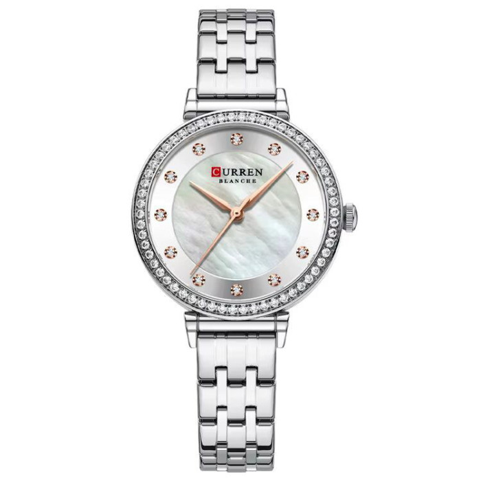 Curren 9087 Silver-White