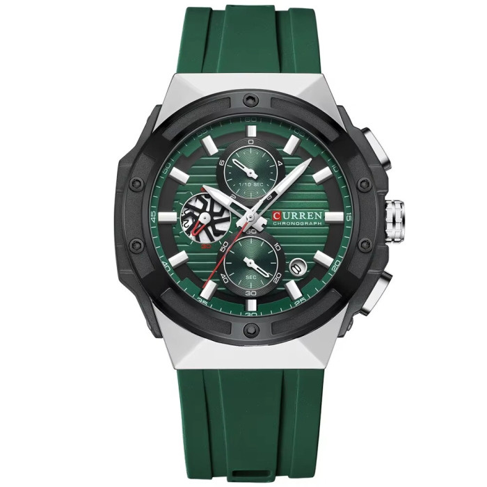 Curren 8462 Silver-Green
