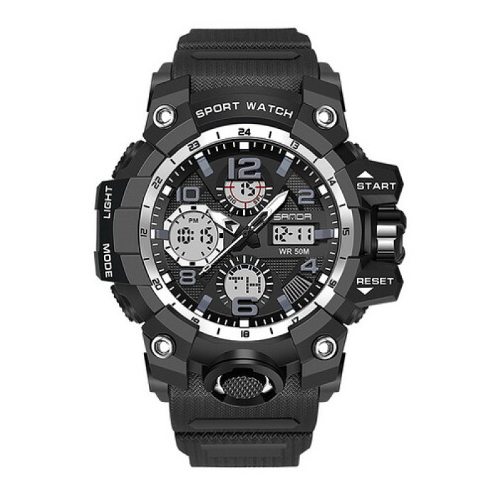 Sanda 6021 Black-Silver