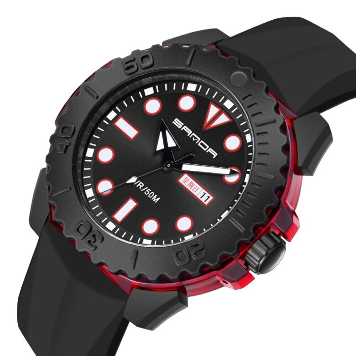 Sanda 3118 Black-Red