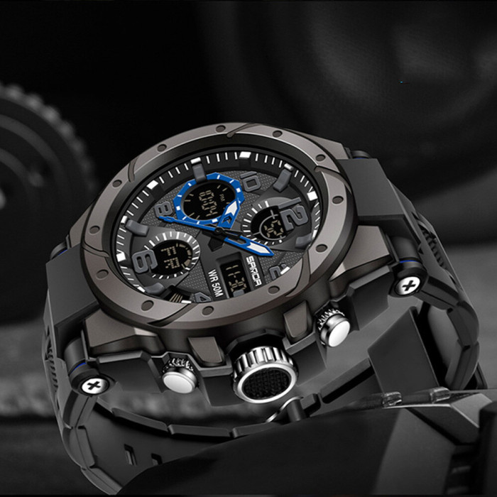 Sanda 6008 Black-Blue