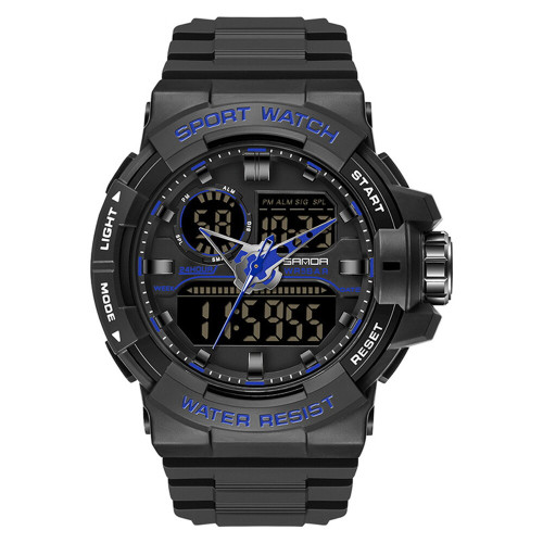 Sanda 6025 Black-Blue