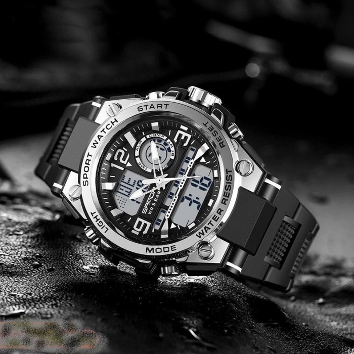 Sanda 6024 Black-Silver