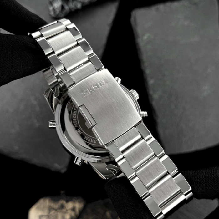 Skmei 1389BU Silver-Black-Blue