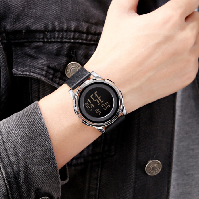 Skmei 1502SI Black-Silver