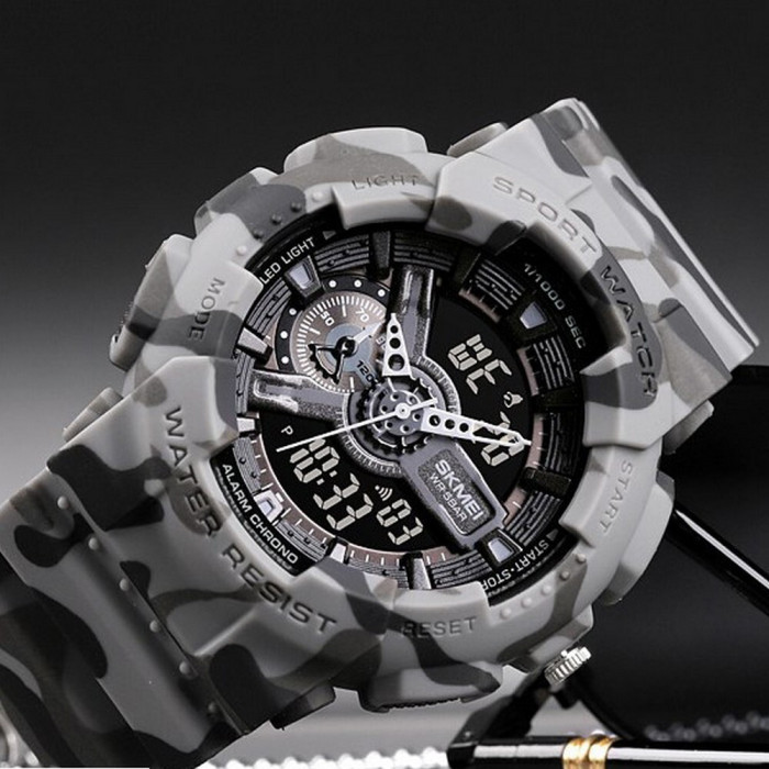 Skmei 1688CMGY Camo Gray.
